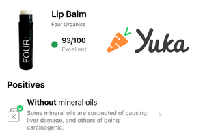 FOUR: Organics Lip Balm (Three Pack)